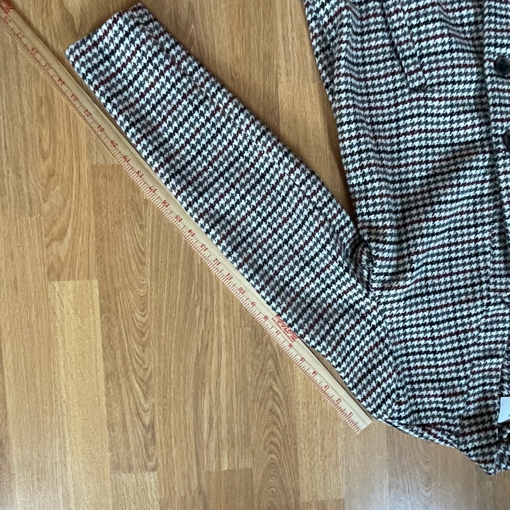 Old Navy Houndstooth Blazer Size Medium NWOT 2% Wool - Picture 11 of 13